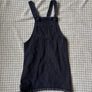 Dark Blue Denim Overall Dress Montreal Brand Daily Story Size Medium
